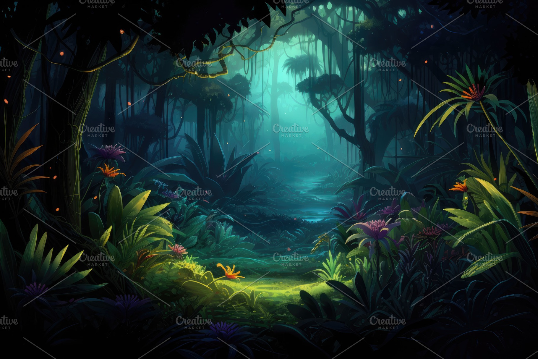 3D render of a fantasy scene with a, a Photo by Iftikhar Alam