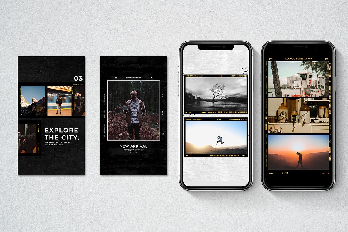 Film Frame Bundle, a Social Media Template by Analogi Studio (Photo 16 of 53)