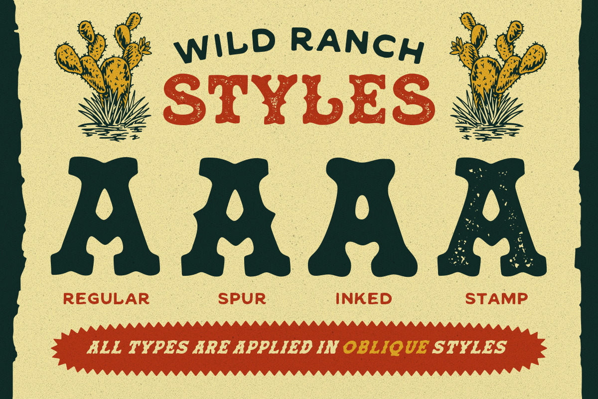 Wild Ranch - Font Pack & Extras!