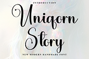 Uniqorn Story, a Handwritten Font by FreshTypeINK (Thumbnail 1 of 8)