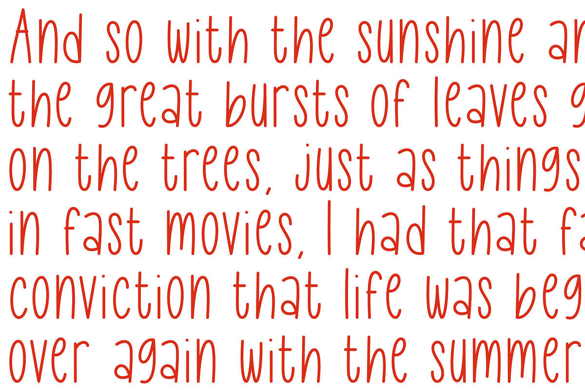 Summer Vacation - Summertime Font, a Handwritten Font by Jimtype Studio (Photo 2 of 5)