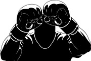 Boxing Fighter Silhouette Bundle, an Illustration by Designs_River (Thumbnail 22 of 31)