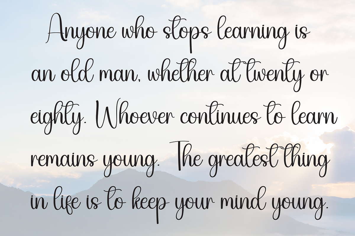 Darling | Script Font, a Handwritten Font by Scratchones (Photo 6 of 9)