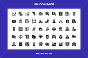 Banking icons, an Outline Icon by Wencory (Thumbnail 1 of 2)