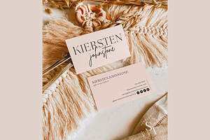 Modern Business Card Canva Template