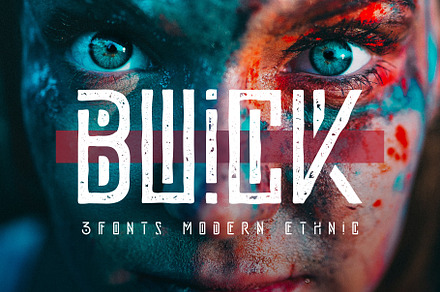 Buick, a Sans Serif Font by Drizy