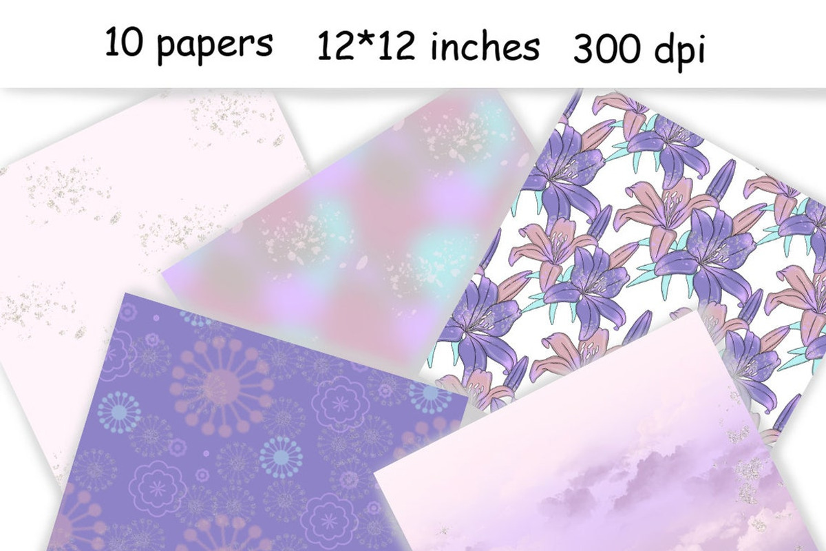 Spring Fairy Tale Pattern, a Pattern Graphic by GlamArtZhanna (Photo 2 of 3)