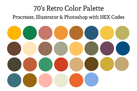 Color Palette Procreate Illustrator, a Palette Add-On by Atelier Fem