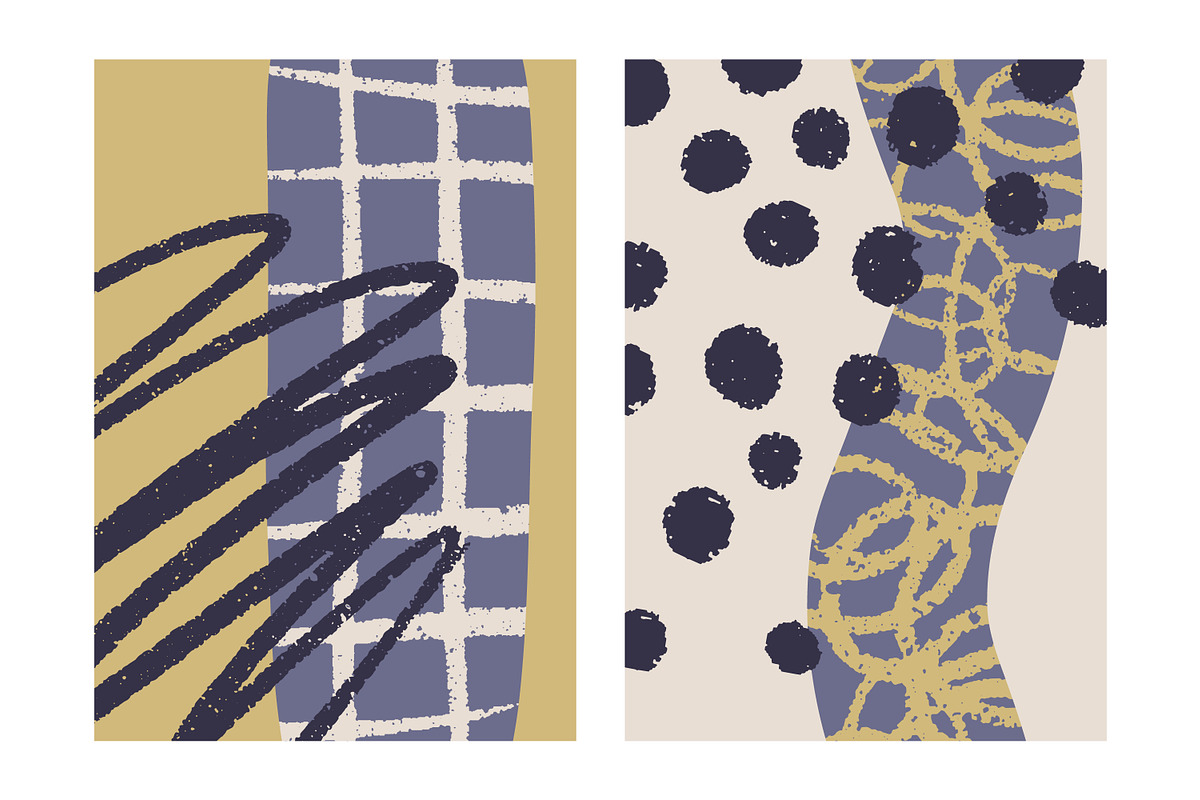Abstract shapes posters, cards set, a Decorative Illustration by Good Studio (Photo 6 of 14)