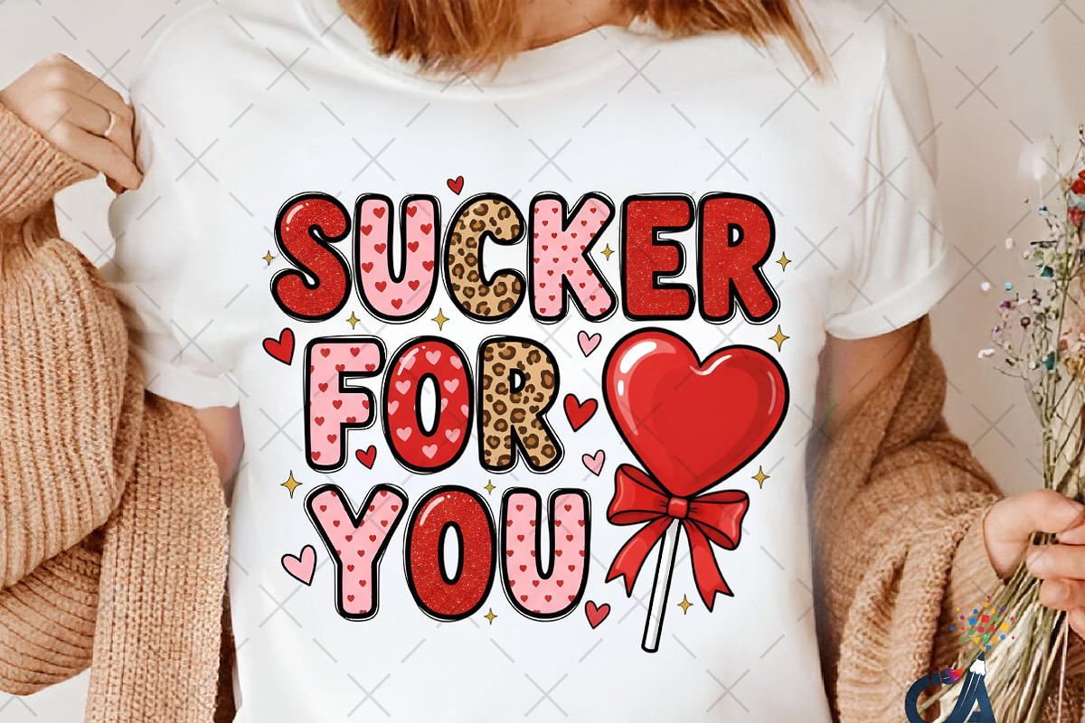 Sucker For You Valentine Png, an Illustration by Creative Art (Photo 3 of 6)