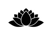 Lotus Flower Silhouette Vector Bundl, an Illustration by Creativeshirt (Thumbnail 12 of 51)
