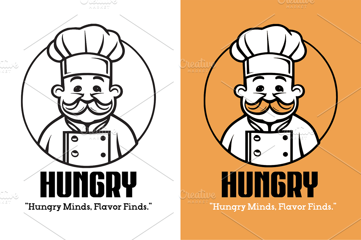 Food Logo Branding Design, a Branding & Logo Template by AyyazMomin (Photo 5 of 8)