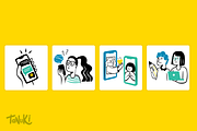 Human touch Illustration pack, a Person Illustration by Tanukis (Thumbnail 3 of 10)
