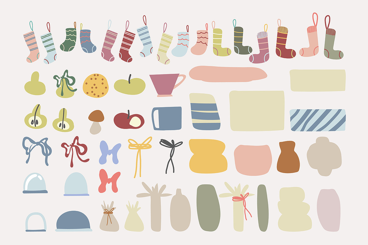 Sustainable Christmas Illustrations, a Seasonal Illustration by JuDesign (Photo 6 of 14)