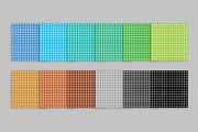 Colorful Grid Seamless Patterns, a Pattern Graphic by Running With Foxes (Thumbnail 5 of 8)