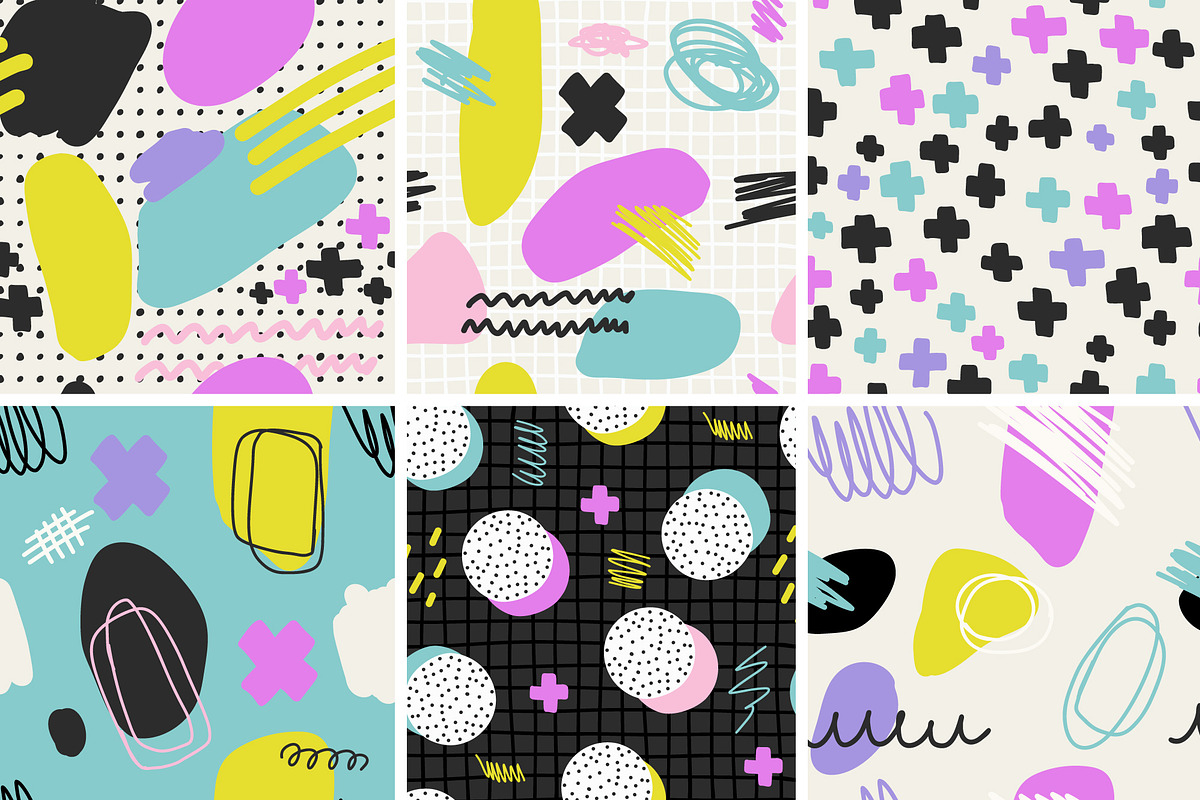Scribble Abstract Patterns, a Pattern Graphic by Bosotochka♥Art (Photo 7 of 10)