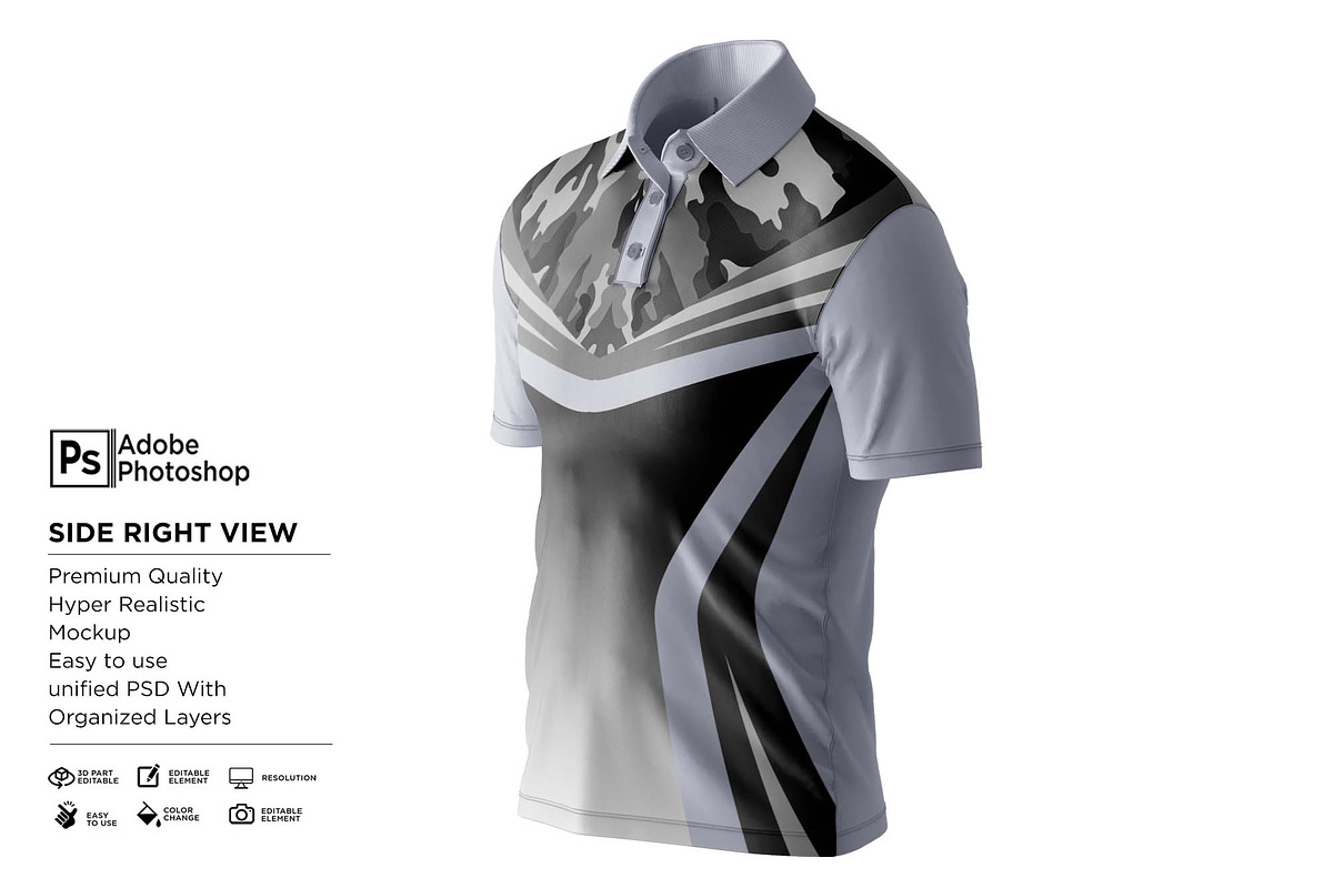 Polo T-Shirt Short Sleeve Mockup, a Hoody Mockup by Nanggroe Scripting (Photo 3 of 9)