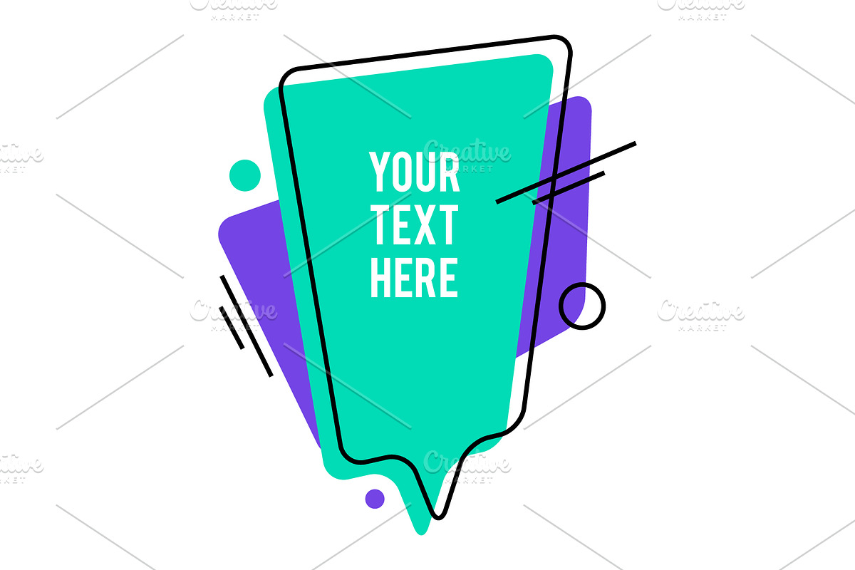 Creative Speech Bubble variation, a Templates & Theme by Toko Pak Sabar (Photo 2 of 6)