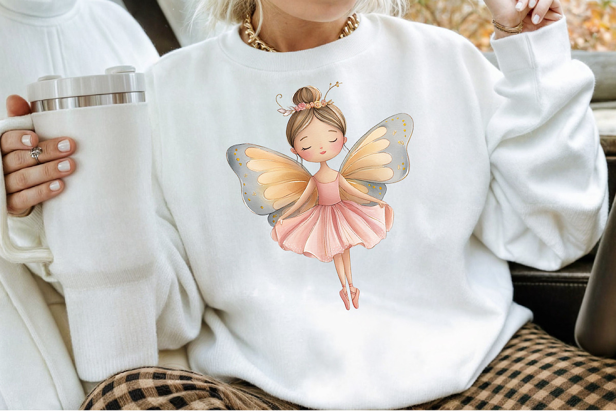 Watercolor Blush Pink Ballerina Clip, an Illustration by Sublimation Artist (Photo 5 of 6)
