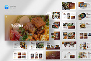 Food & Restaurant Keynote Template, a Presentation Template by fluffstudio (Thumbnail 1 of 6)
