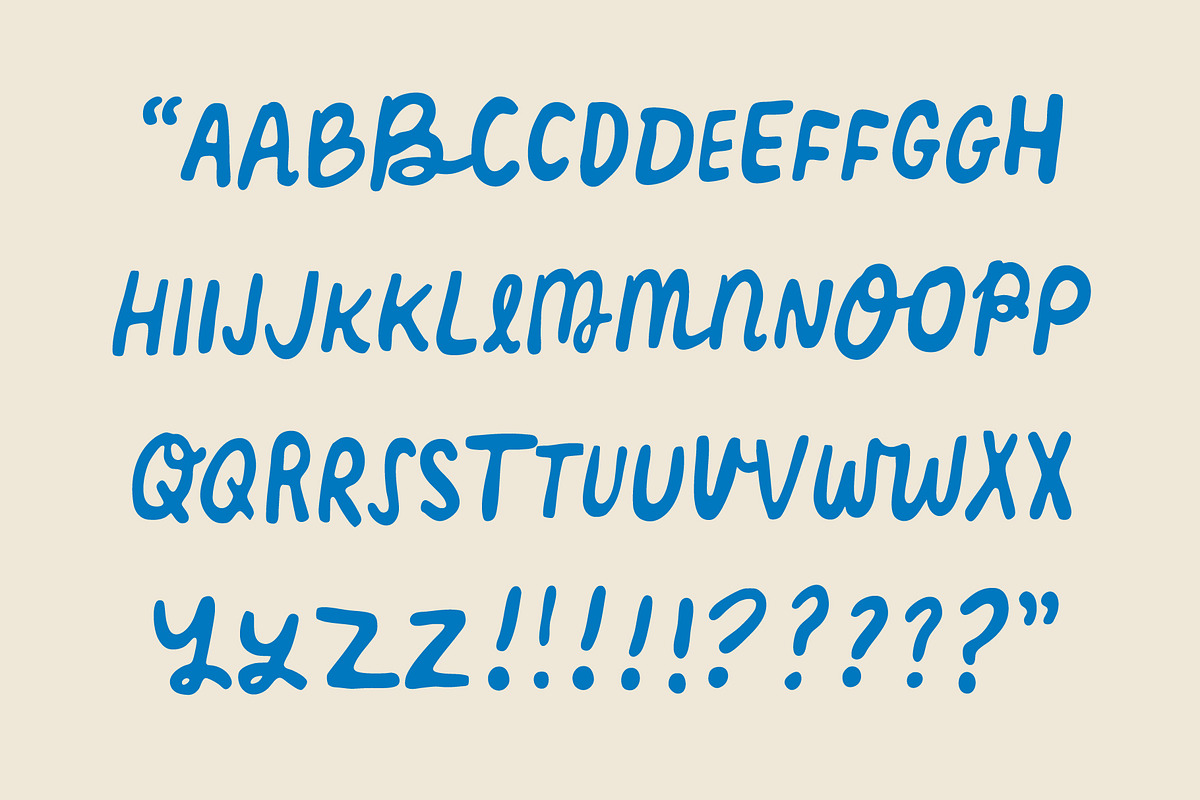 Organic Hand - Semi-script Font, a Font by Studio Funshop by Kelli (Photo 9 of 10)