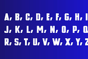 BLUE BLOCK, a Font by FontMasons (Thumbnail 3 of 4)