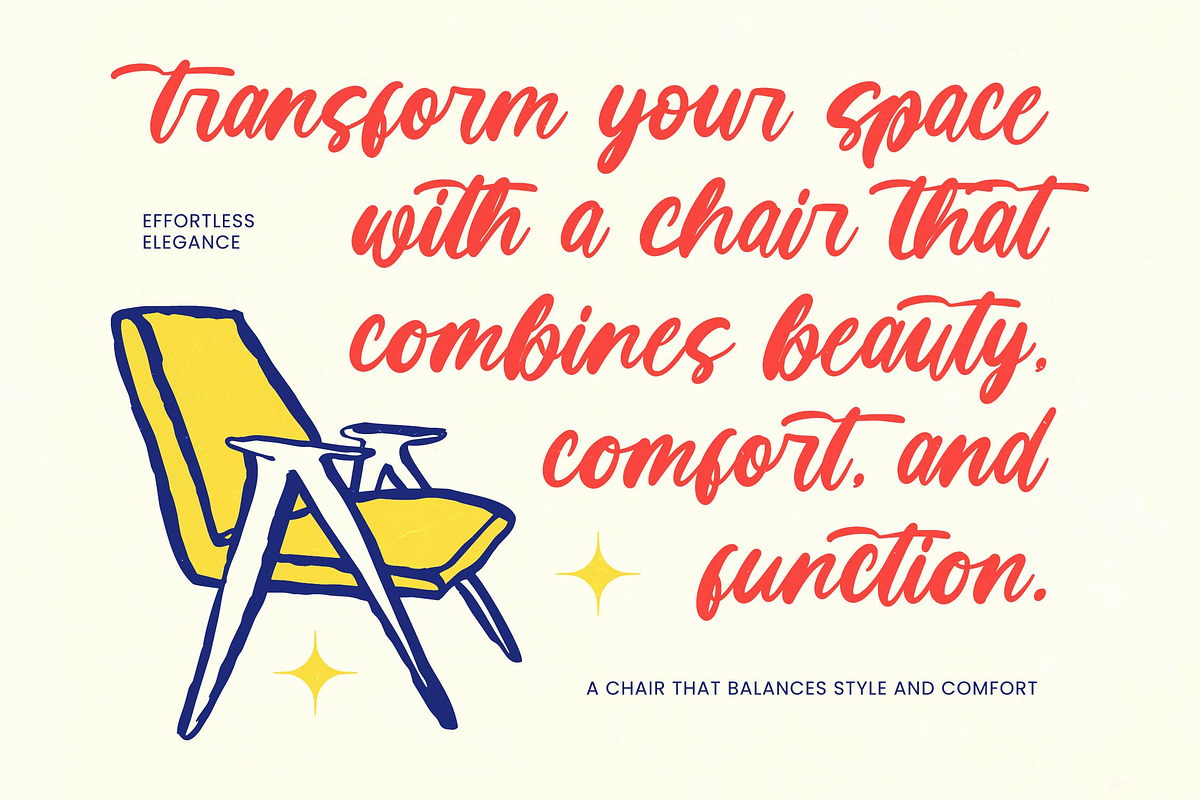 Monday Chitrus Bold Handwritten, a Script Font by Letterena Studios Script (Photo 13 of 20)