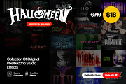 Halloween Photoshop Effects Bundle, a Layer Style Add-On by pixelbuddha.net (Thumbnail 1 of 53)
