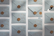 Handmade Envelope Layout with Wax, an Advertising Mockup by Custom Scene (Thumbnail 5 of 11)