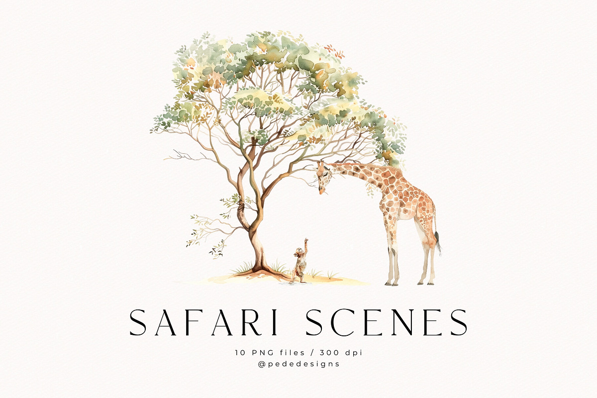 Safari Story, an Animal Illustration by PeDe Designs (Photo 6 of 15)