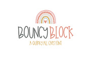Bouncy Block, a Sans Serif Font by OnTheSpotStudio (Thumbnail 1 of 7)
