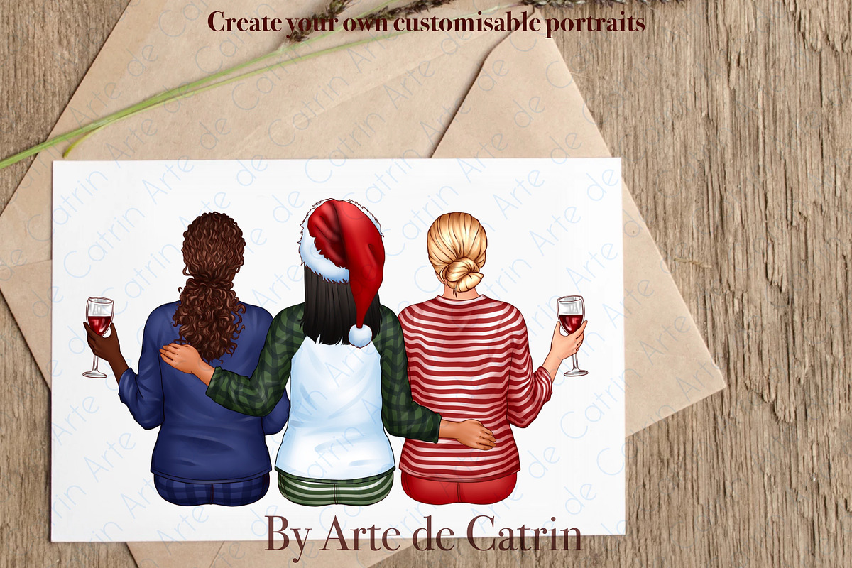 Christmas Holidays Clipart, a Decorative Illustration by ArtedeCatrin (Photo 5 of 12)