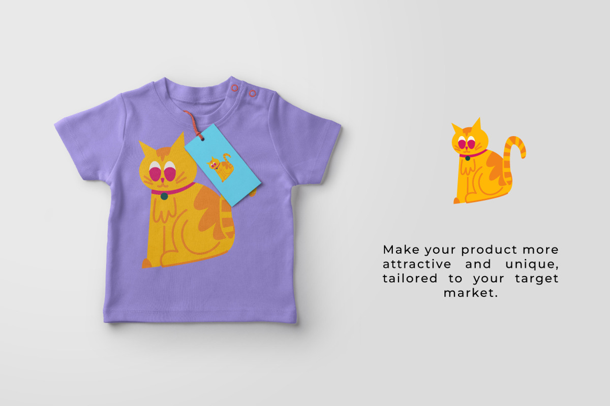 Playful Cartoon Animal, an Object Graphic by Bewalrus Studio (Photo 4 of 4)