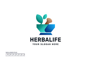 Herbal Pharmacy Logo Illustration, a Branding & Logo Template by yuanesei