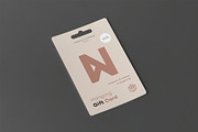 Hanging Gift Card Mock-up, an Advertising Mockup by zippypixelstudio (Thumbnail 11 of 13)