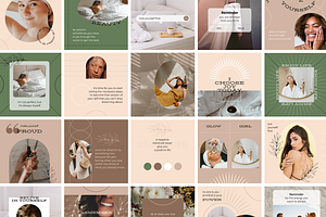 Boho Instagram Template Canva