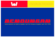 Gladiator Sport, a Font by weknow (Thumbnail 5 of 5)