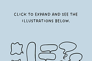 70+ Speech Bubble Illustrations Set, a Decorative Illustration by The Journey Atelier (Thumbnail 3 of 3)