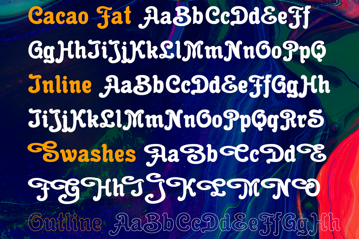 Cacao Font Packet preview 4