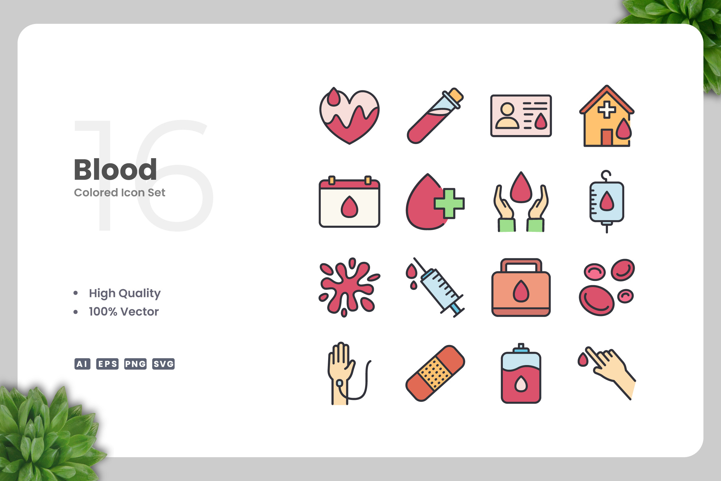 Blood Colored Icons