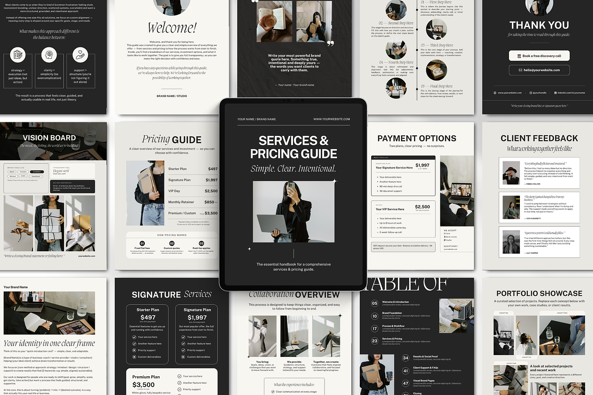 Services and Pricing Guide Template, a Brochure Template by DigiPax (Photo 1 of 11)
