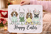 Dog Easter PNG, Happy Easter PNG, an Illustration by Canvas Craft (Thumbnail 1 of 6)