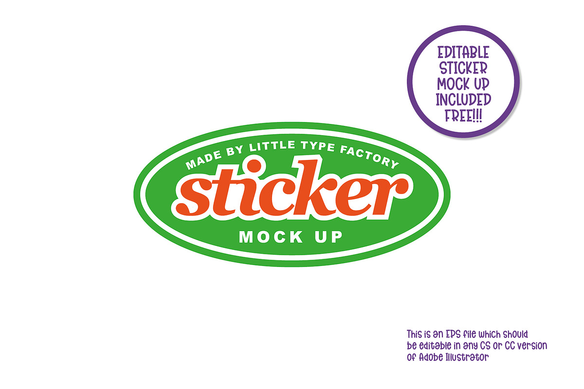 Orange Fruit Sticker/Label Mock Up, a Product Mockup by Little Type Factory (Photo 7 of 7)