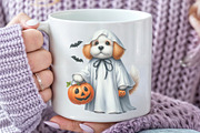 Halloween Ghost Dogs Clipart, a Seasonal Illustration by Rose Art (Thumbnail 5 of 5)