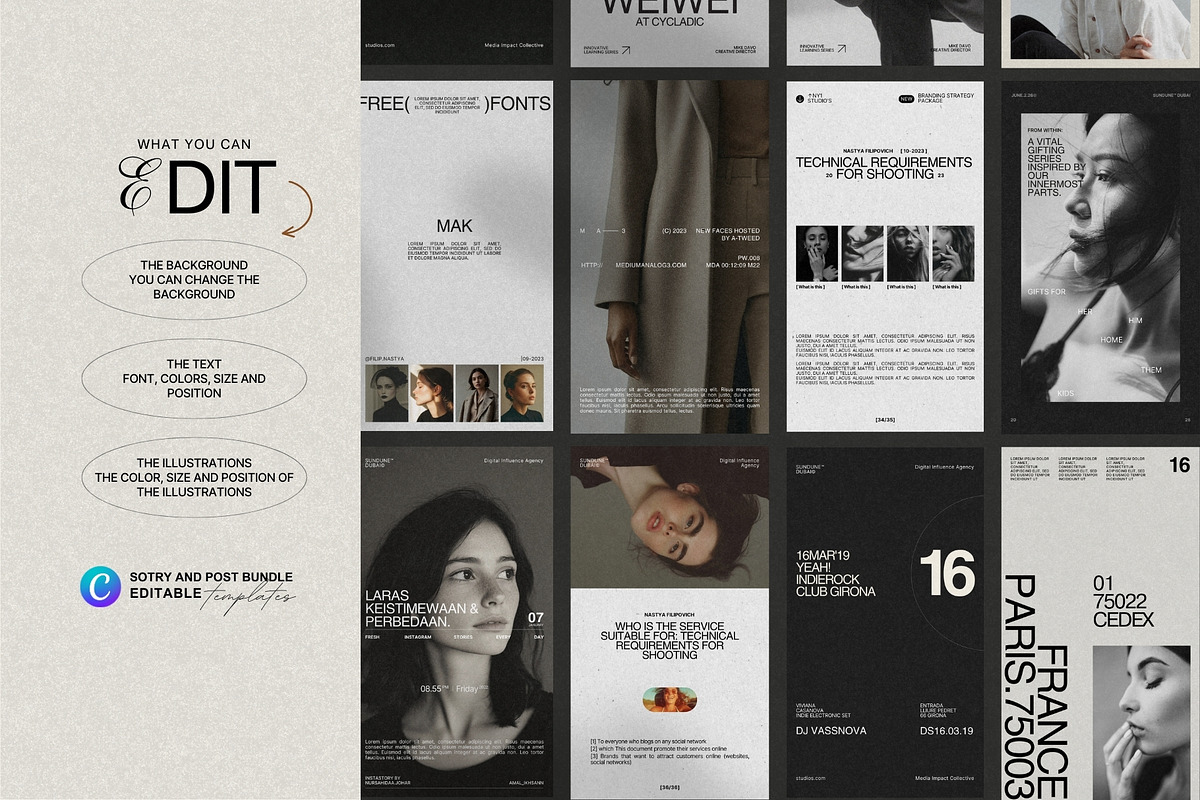 Aesthetic Instagram Story & Post, a Social Media Template by Prapti Design (Photo 8 of 9)