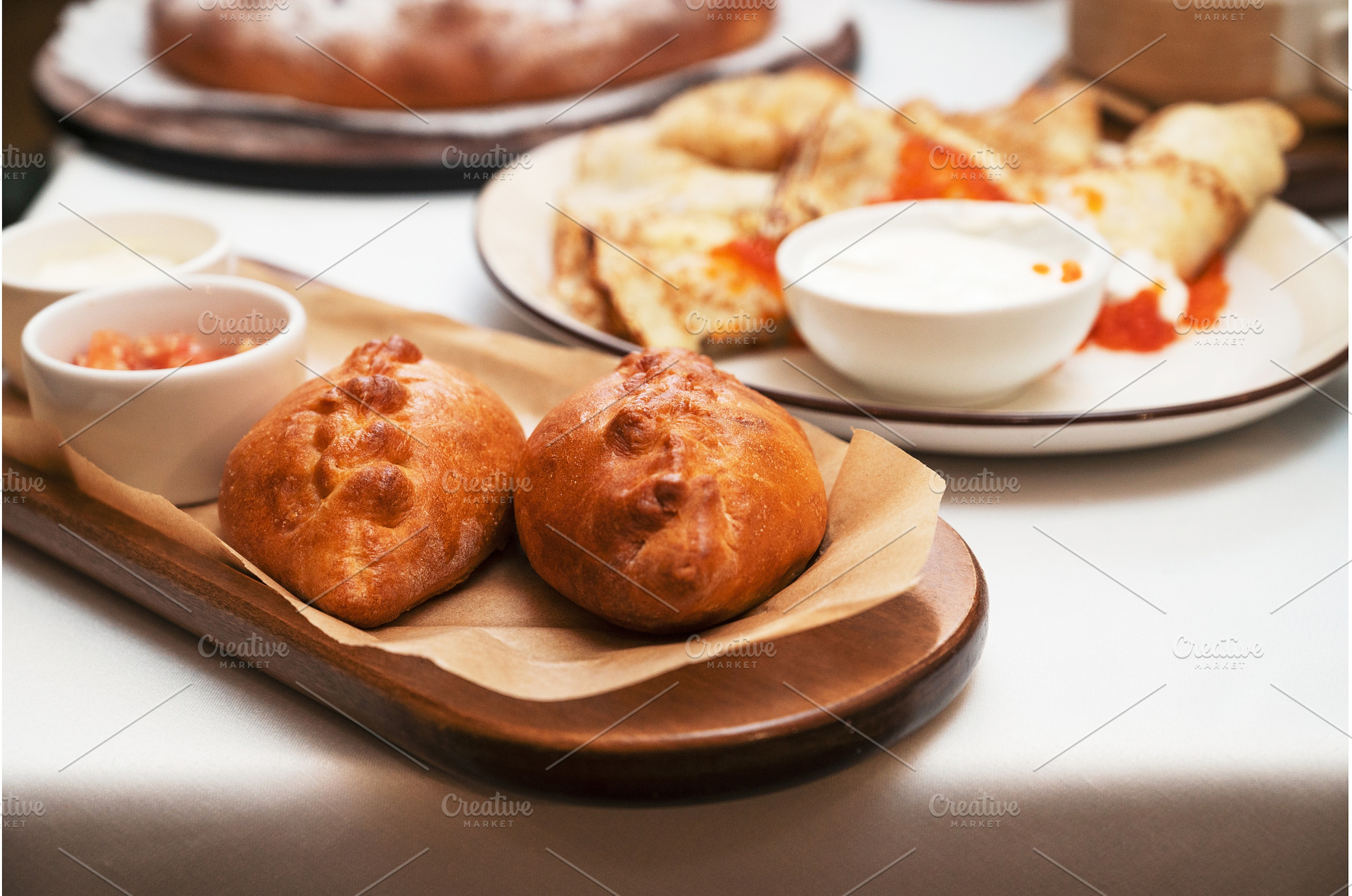 Traditional fried pies with sour, a Food & Drink Photo by Jan Jack Russo Media