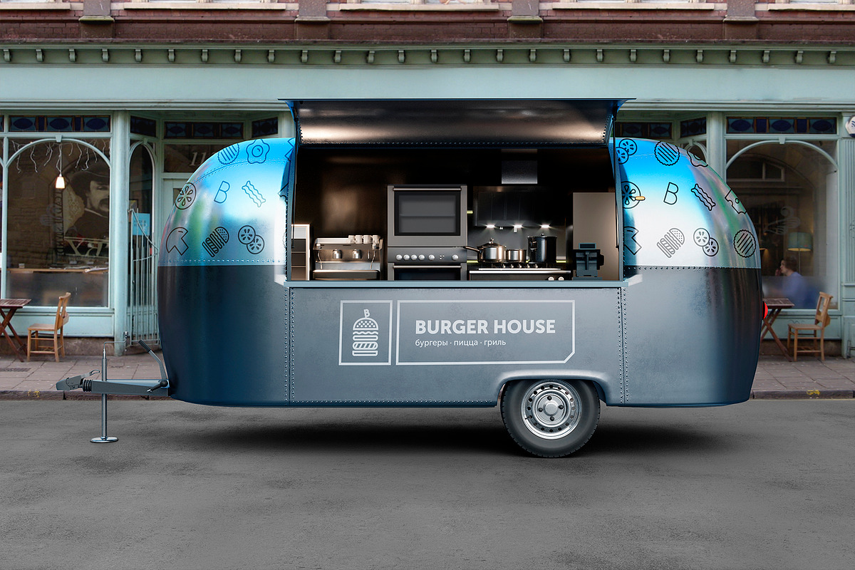 Food Truck Vol.3. PSD Mockup, a Product Mockup by Egor Shkolnikov (Photo 3 of 8)