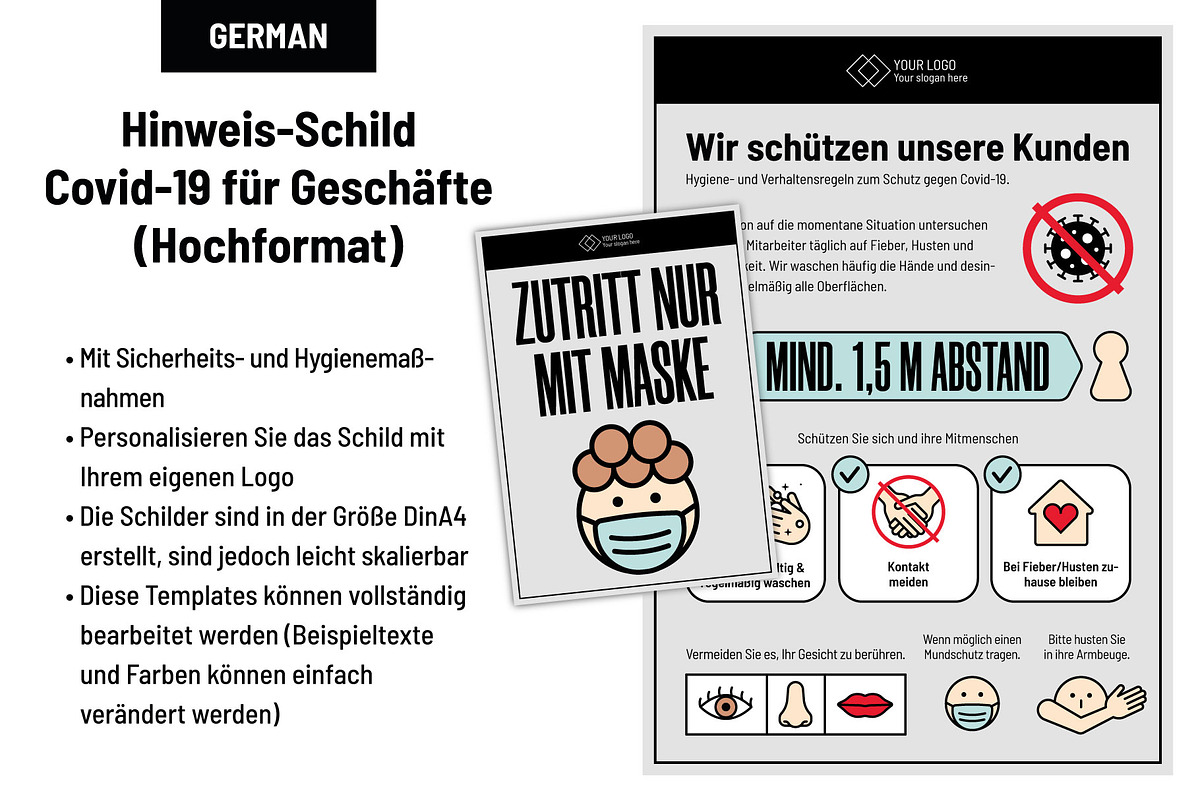 Safety Print Templates for Shops, a Flyer Template by visualsbyfranzi (Photo 7 of 7)