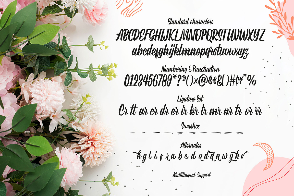 SALE! Sharely - Beautiful Brush Font, a Script Font by Arterfak Project (Photo 11 of 12)
