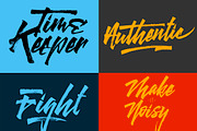 City Bustle brush font, a Script Font by Qiwbrother Studio (Thumbnail 8 of 8)